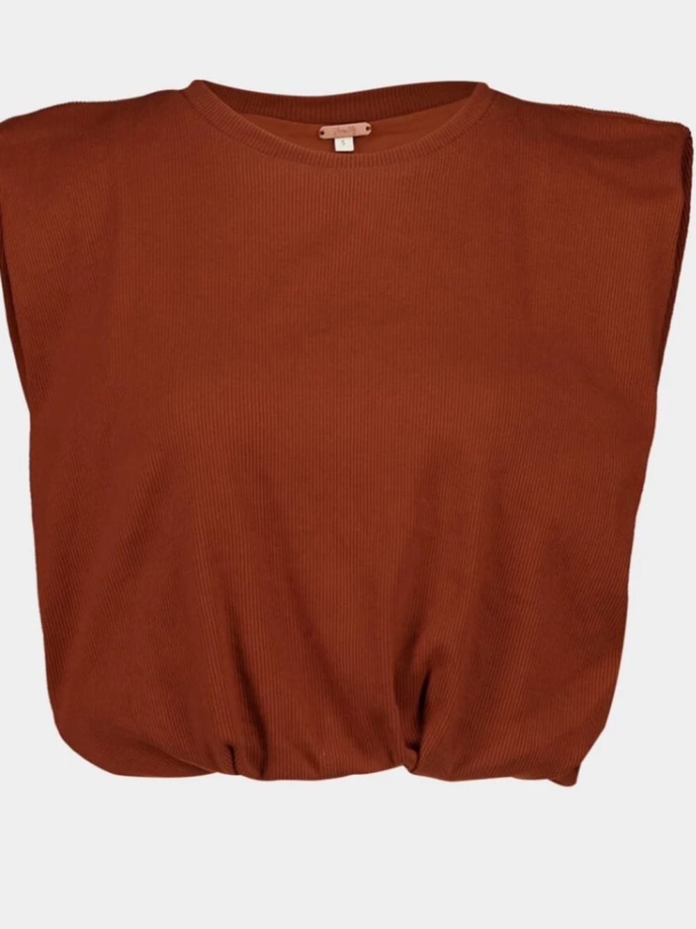 Johanna Ortiz Paprika Cropped T-Shirt - Medium